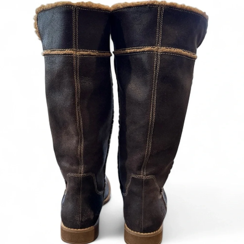 Women's Tall Faux-Shearling Lined Black Boot